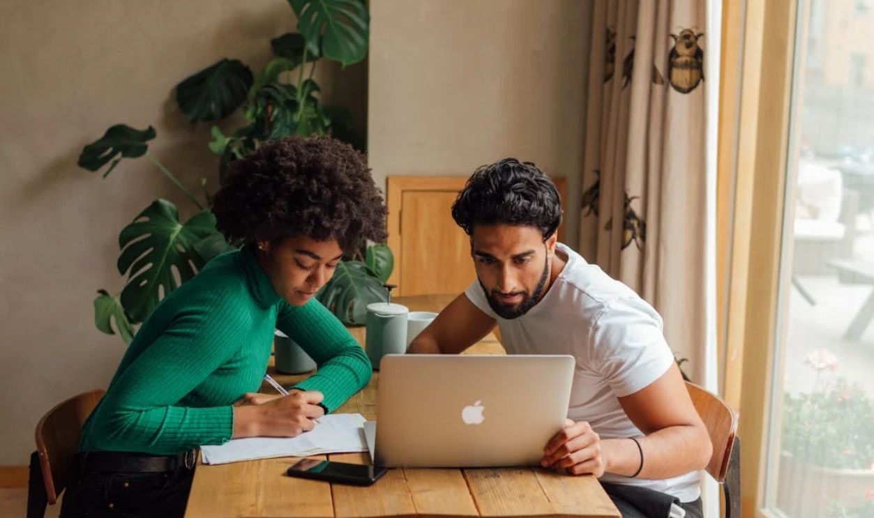 Man and Woman Planning