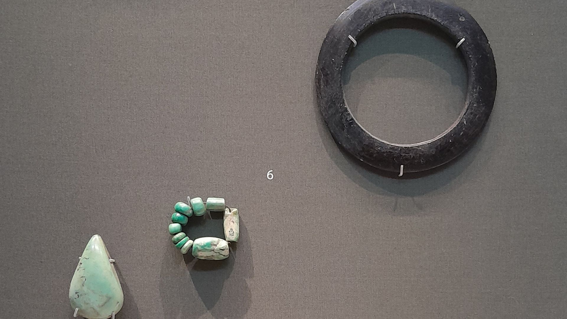 Neolithic Britain: stone armring, callais jewellery imported from Iberia