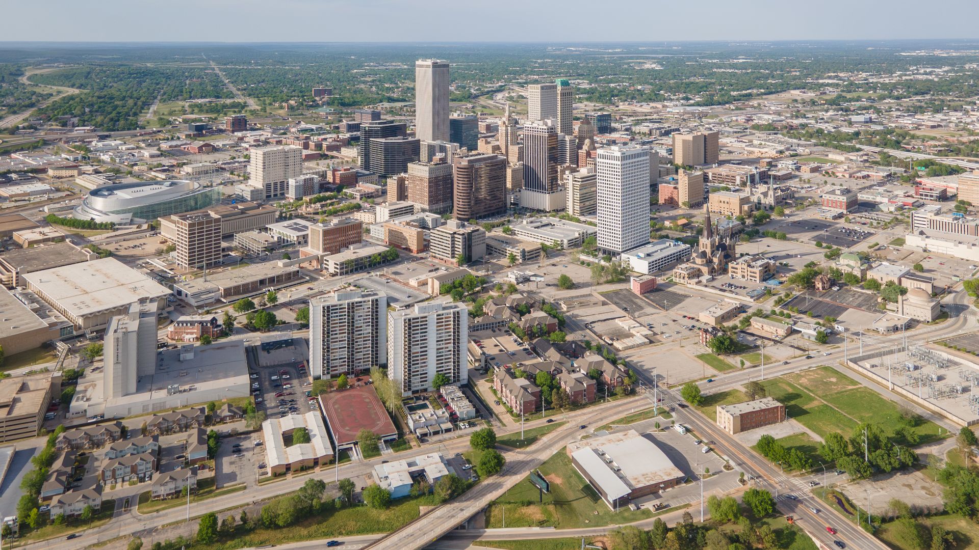 Skyline in Tulsa/Oklahoma