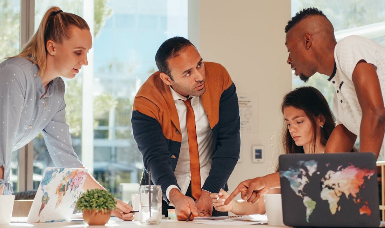 People Having a Discussion Together