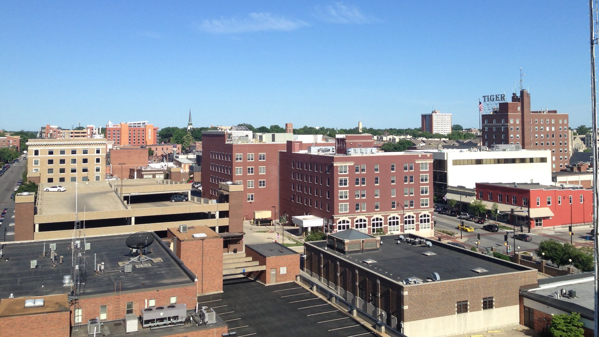 Downtown Columbia skyline in June 2014.