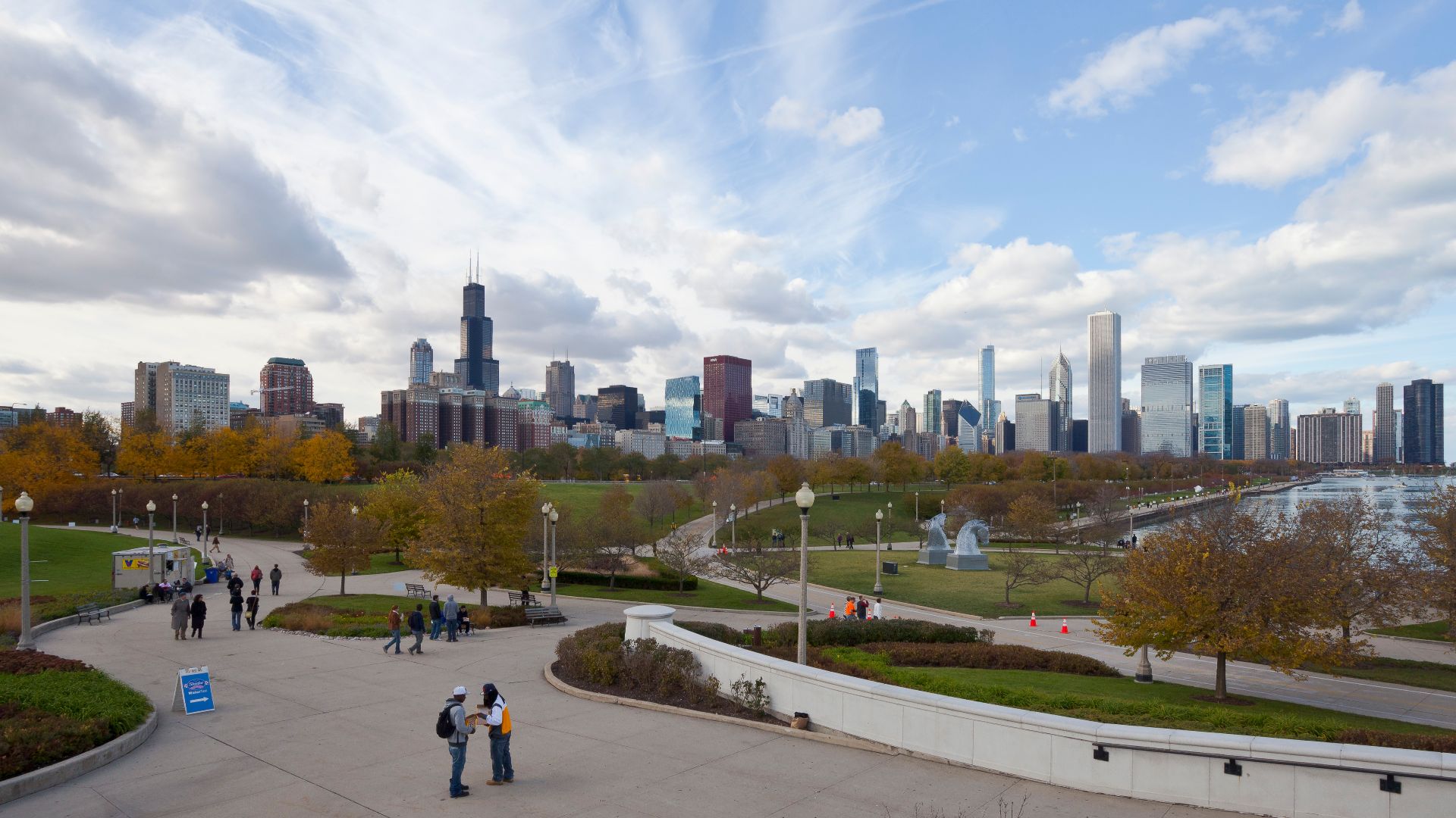 Chicago skyline, Illinois, USA