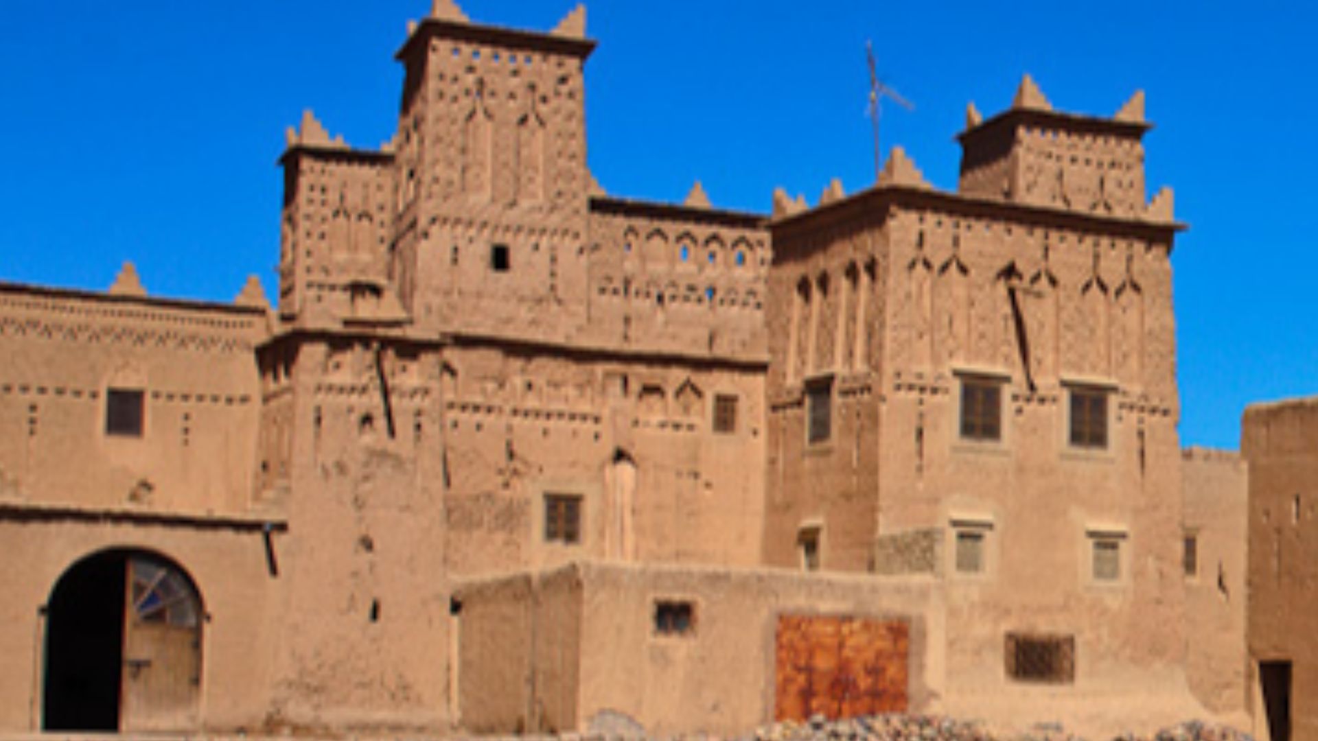 Mud brick city in Ait Benhaddou, Morocco