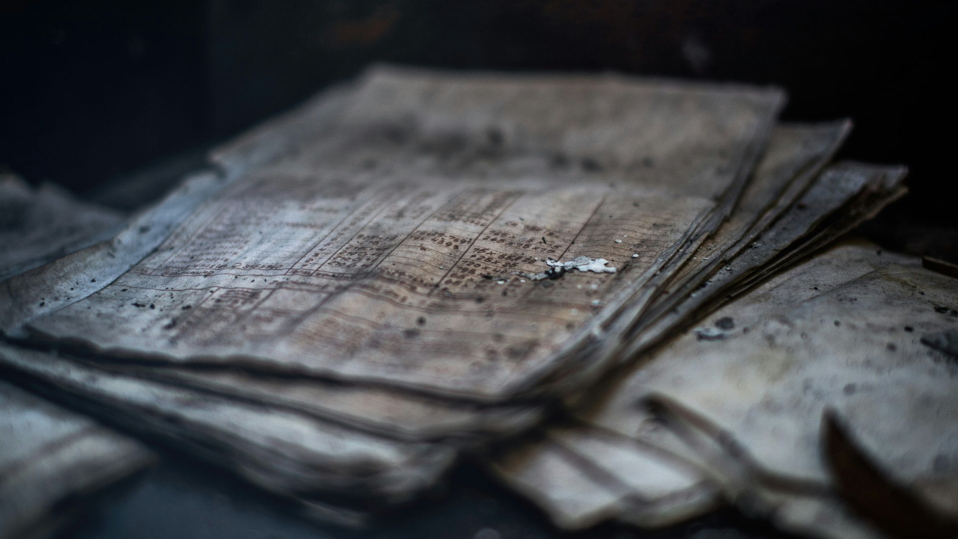 brown sheet of papers