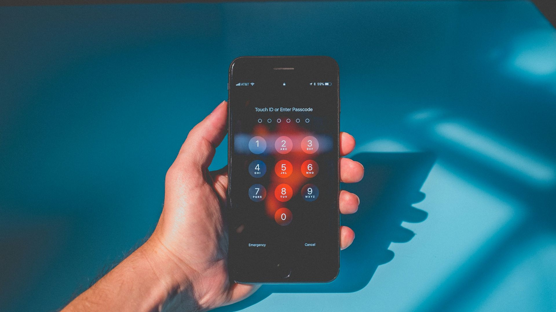 person holding iPhone