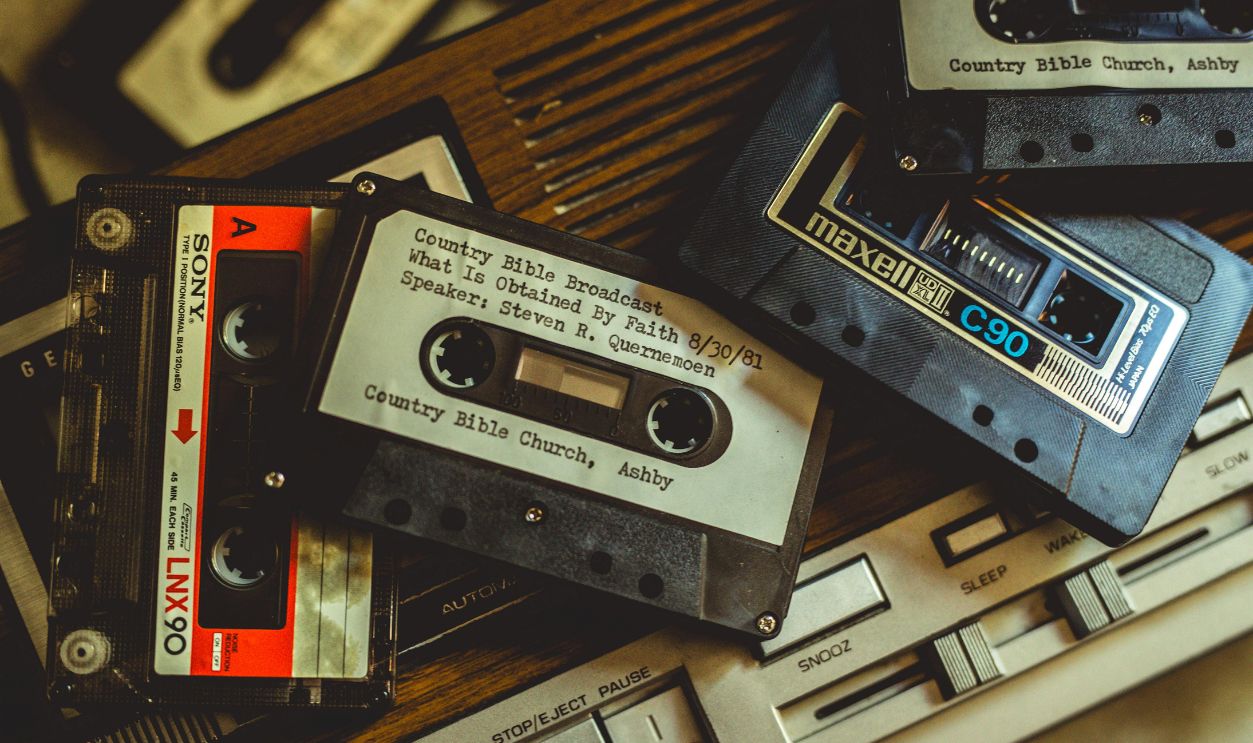 Vintage Cassette Tapes and Player Collection