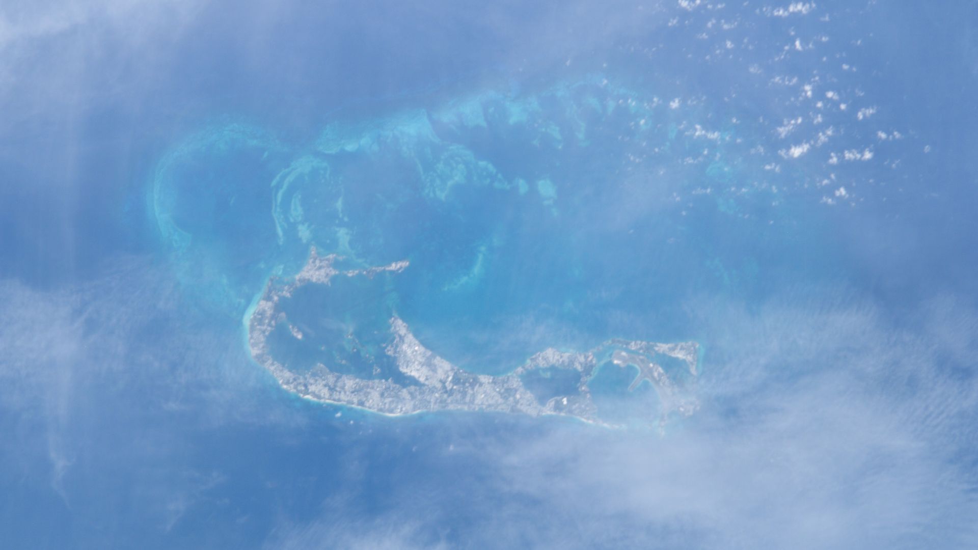 View of Bermuda taken during ISS Expedition 6.