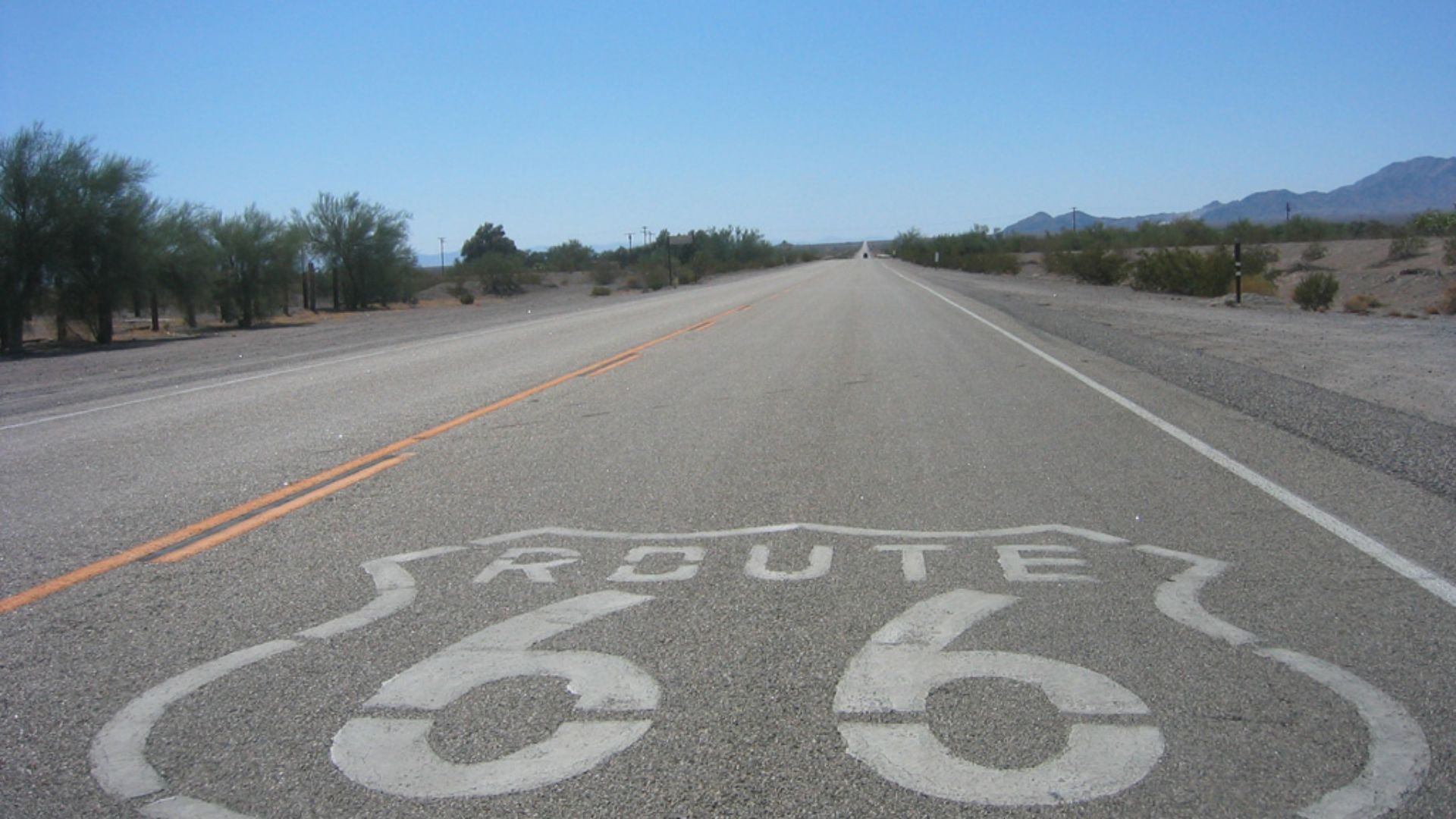 Route 66 im August 2004