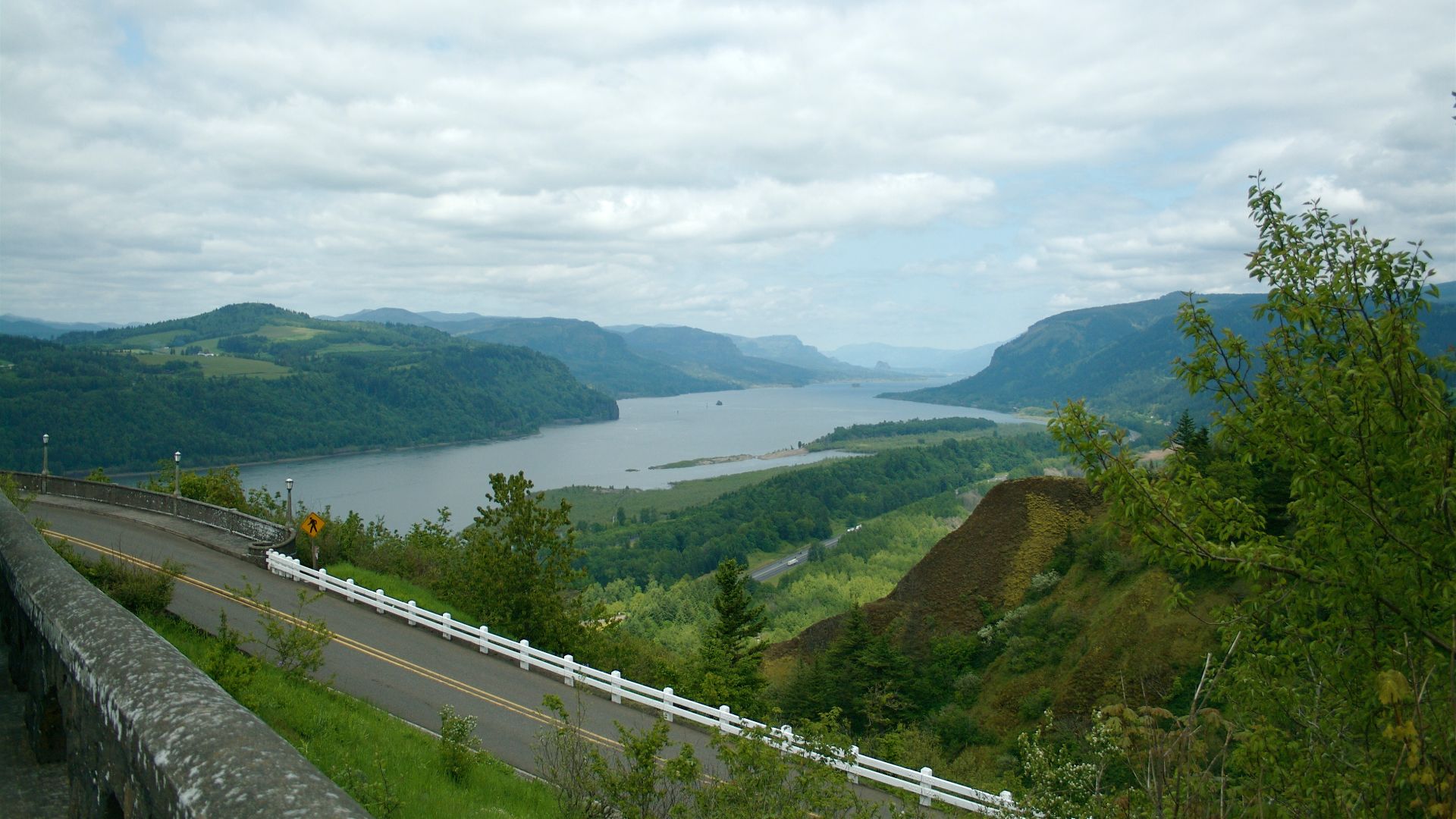 The view from Crown Point.