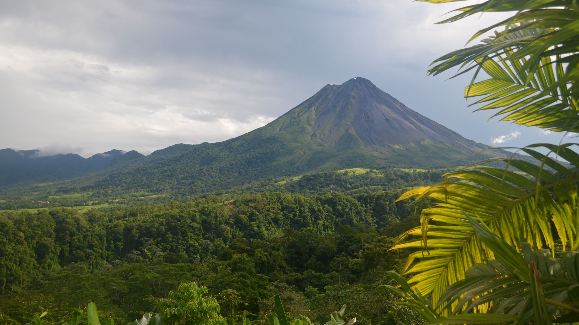 View of the Arenal Volcano taken from The Springs Resort & Spa at Arenal.