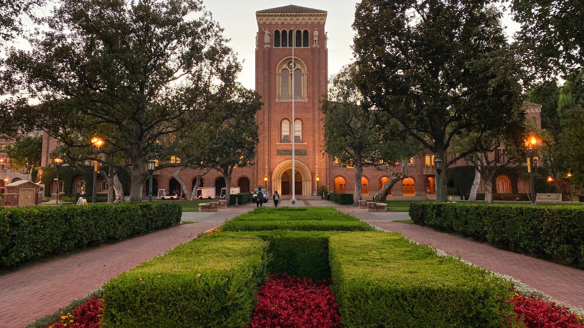 Bovard Auditorium on the campus of the University of Southern California.
