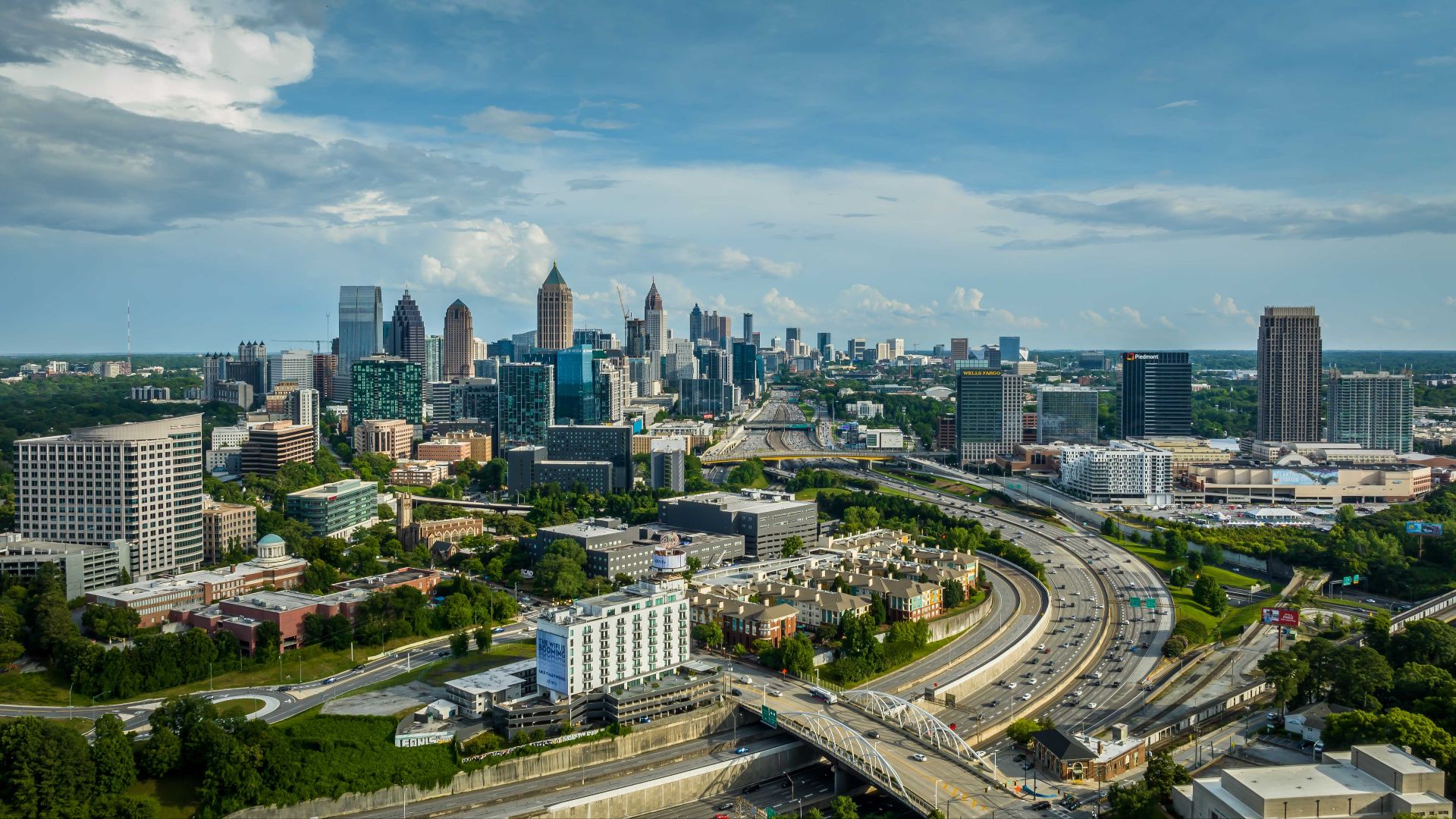 Midtown and Downtown Atlanta