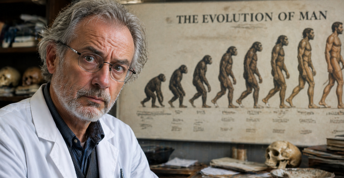scientist and evolution image