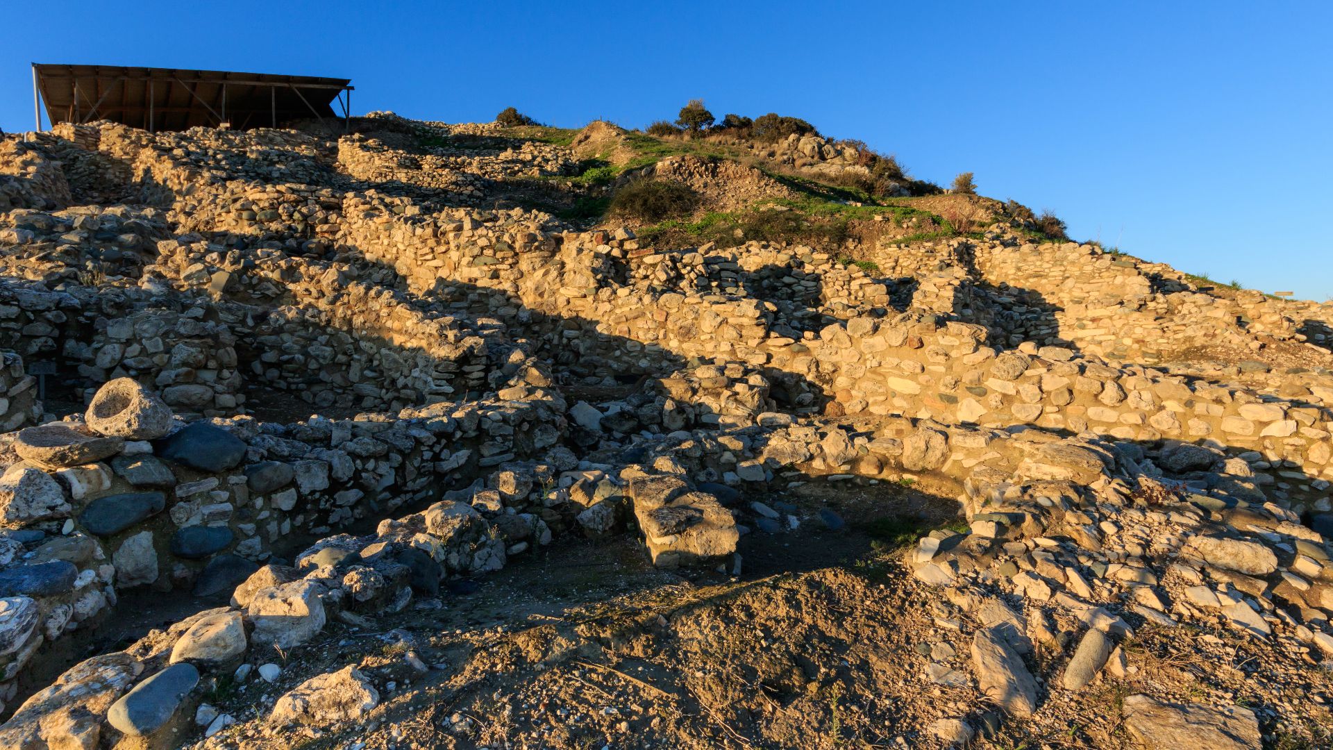 Neolithic Archaeological Site of Khirokitia near Larnaca, Cyprus