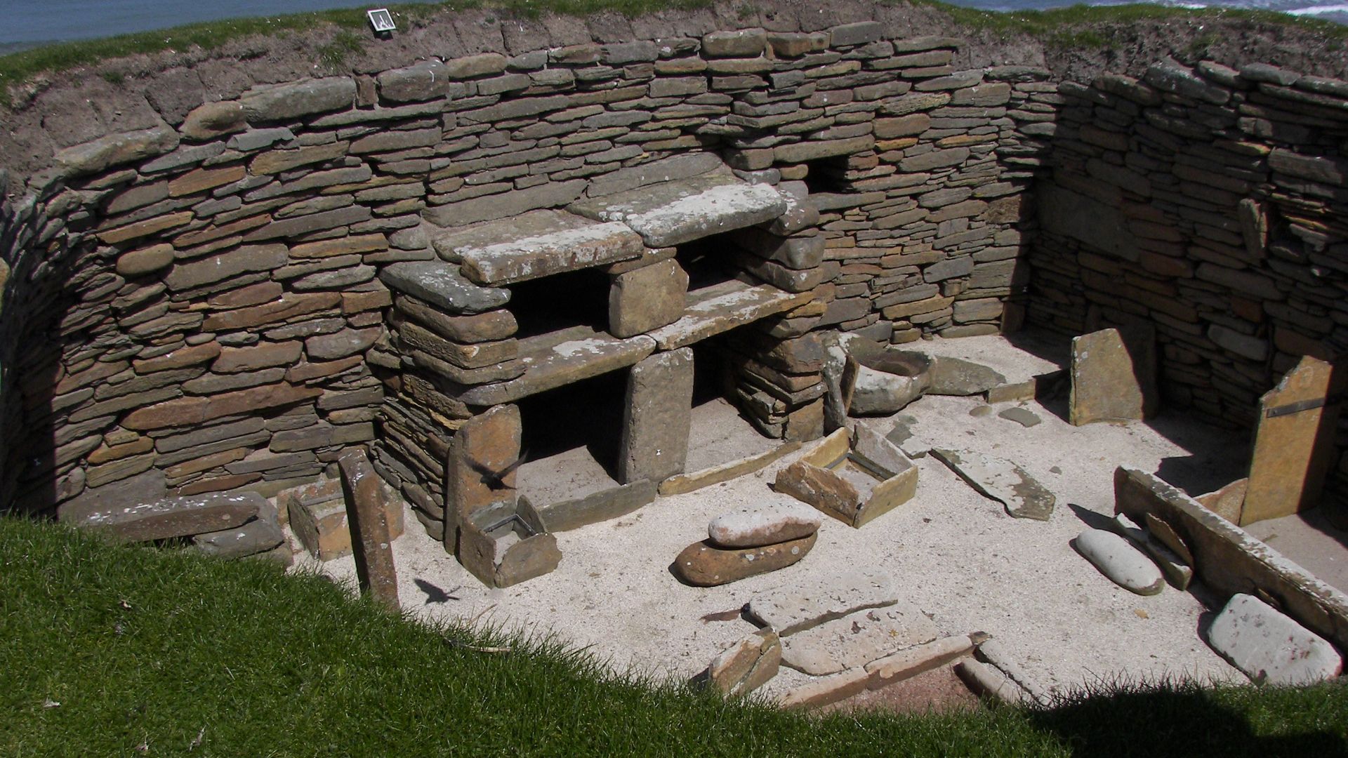 House 1 of Skara Brae.