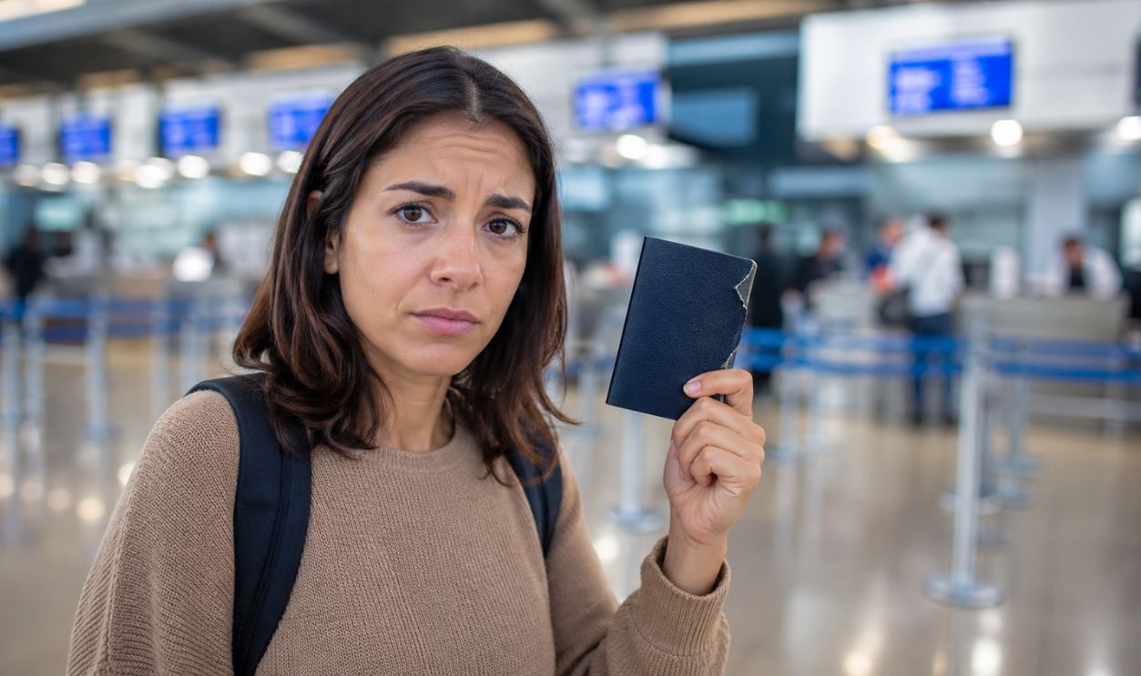 Passport damage and boarding