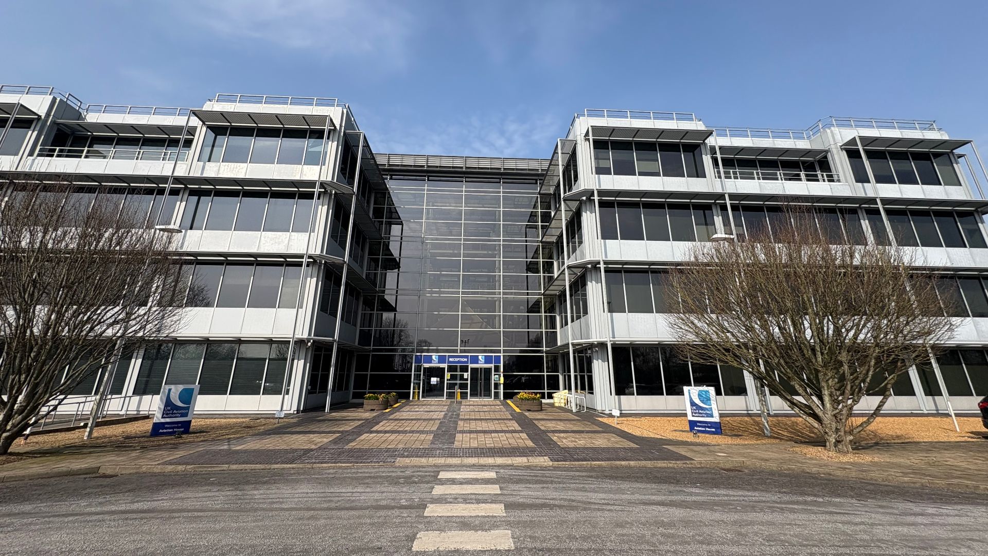 Aviation House in Gatwick is the home of the UK Civil Aviation Authority (CAA)