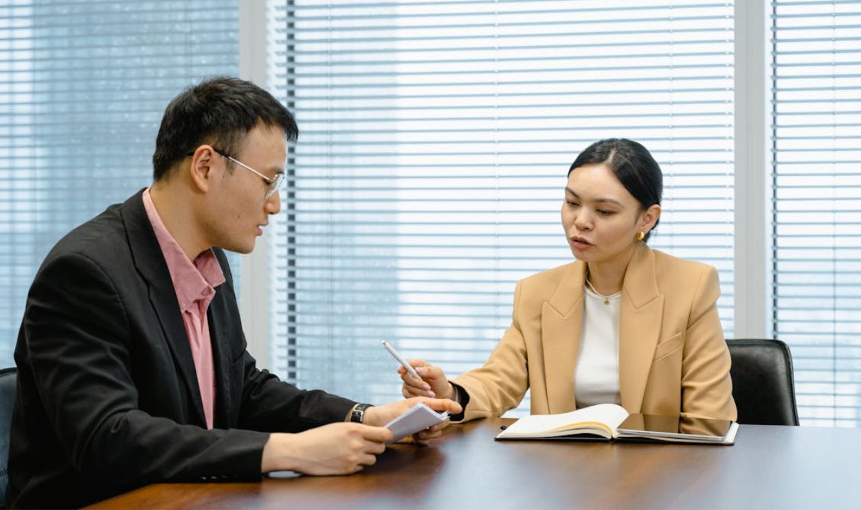 Colleagues in a Meeting