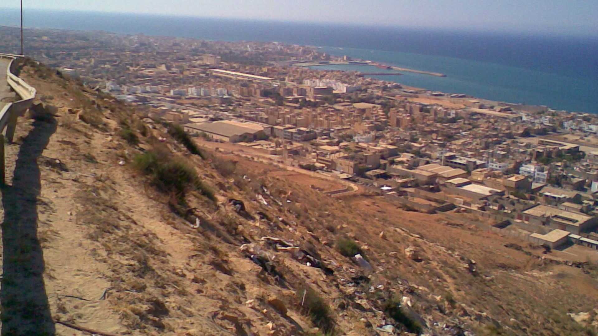 Port the Libyan Town of Derna.