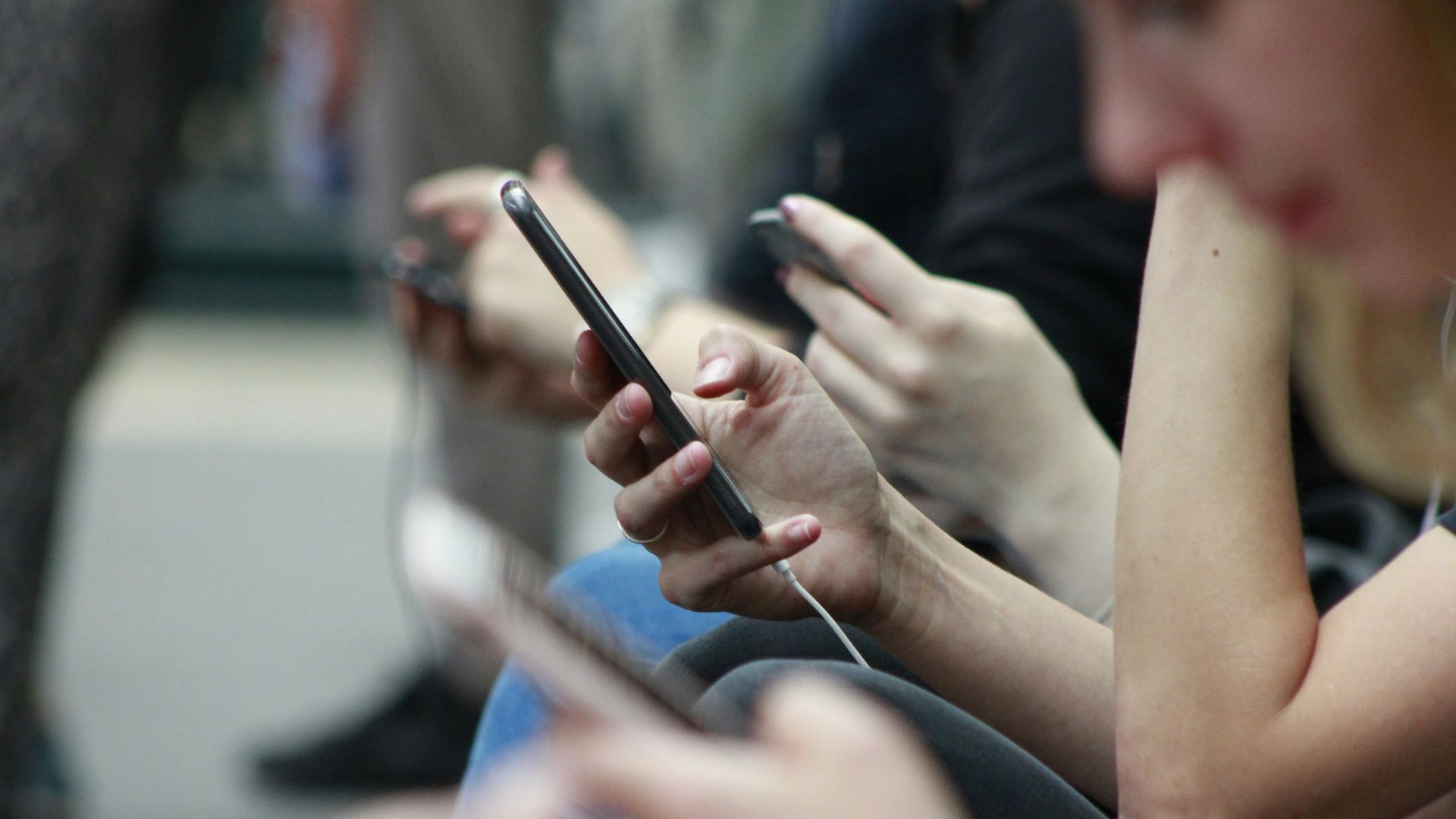 person holding black phone