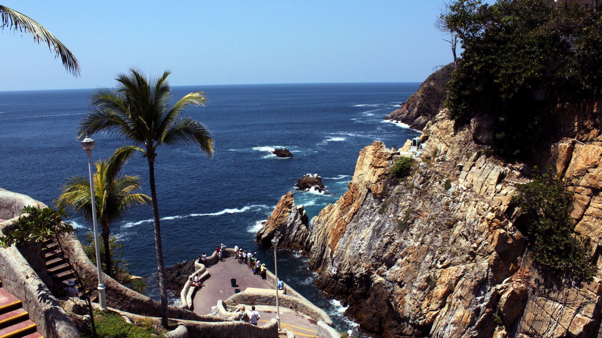 La Quebrada en Acapulco, Guerrero, México.
