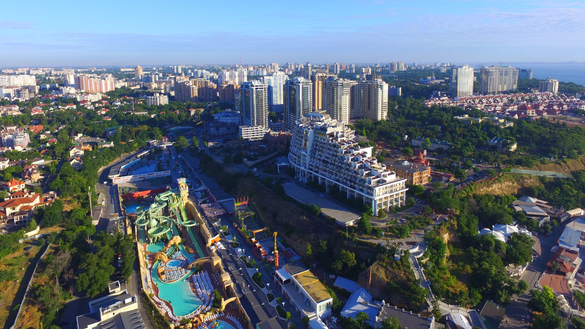 Arcadia, Odessa, aerial view