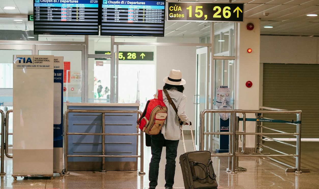 Woman at the Airport
