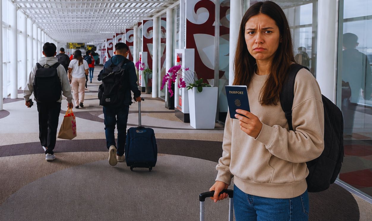 Sad Airport Passenger