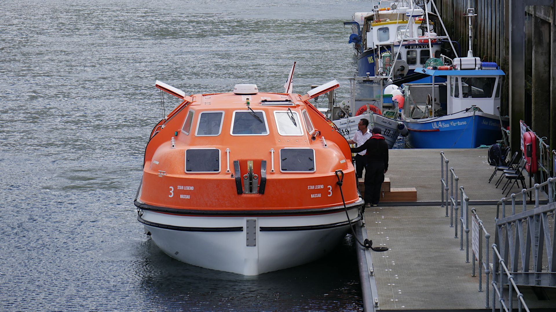 Cruise ship tender, Ullapool 