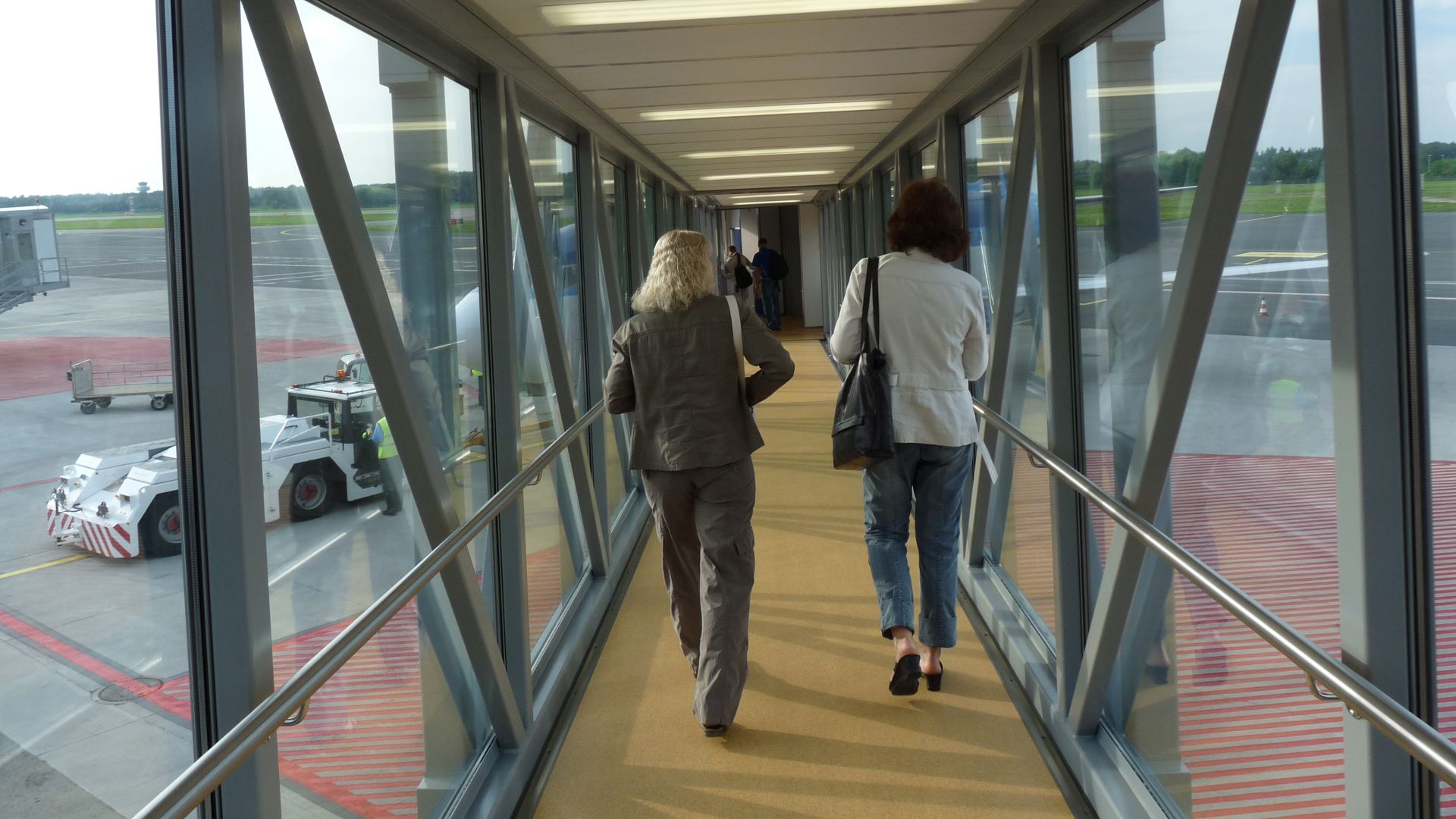 Boarding to the airplane in Tallinn Airport