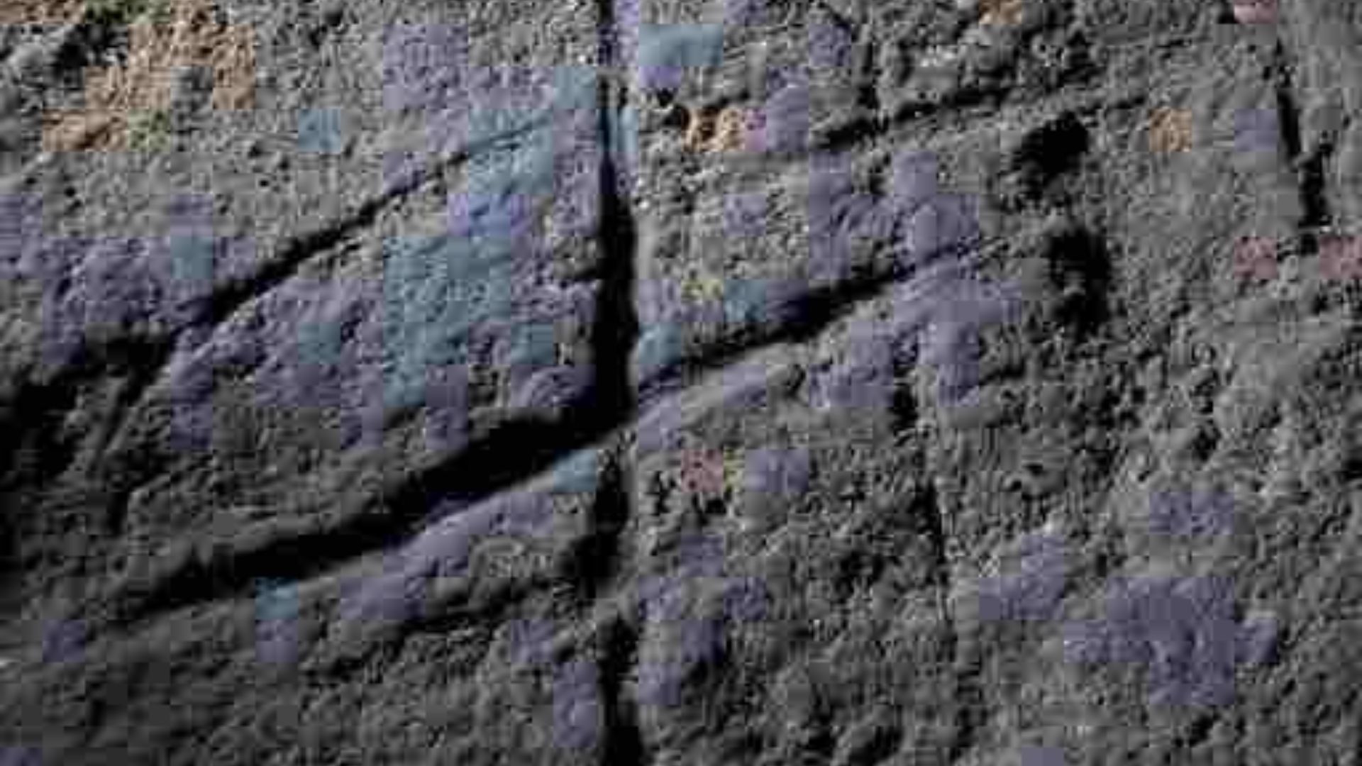 Neanderthal engraving in Gorham's Cave, Gibraltar