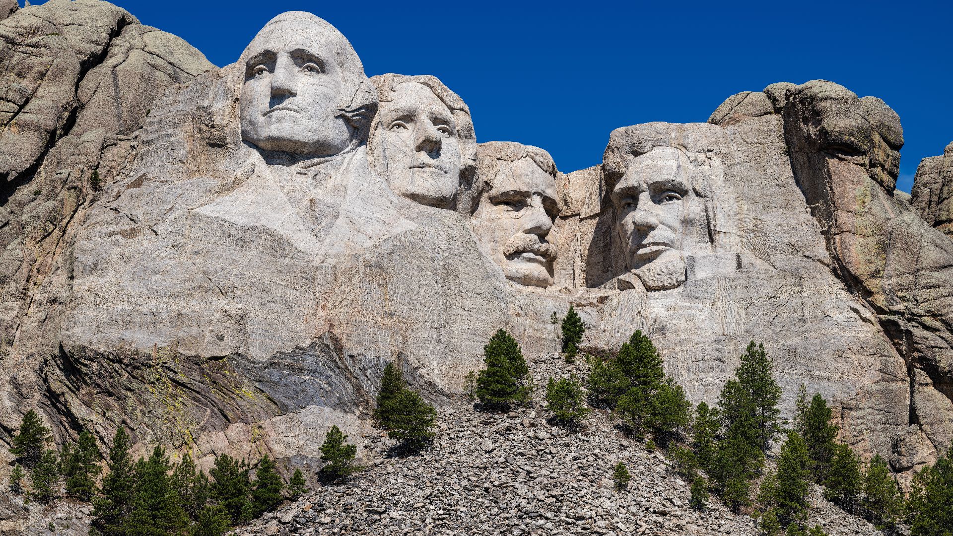 Mount Rushmore National Memorial in South Dakota, United States