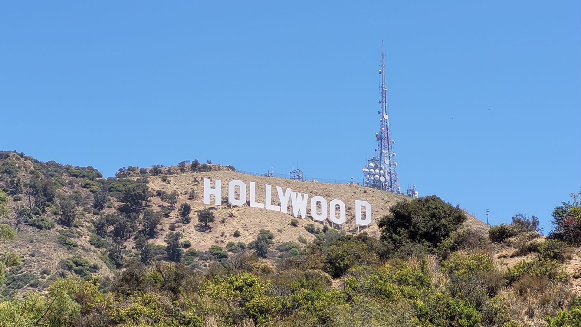 Hollywood Sign in Hollywood, CA, USA