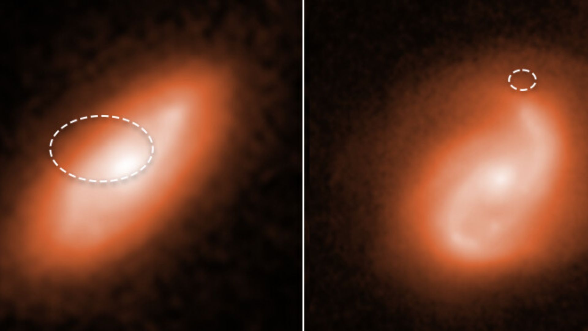 Hunting for the neighborhoods of enigmatic, fast radio bursts (FRBs), astronomers using the NASA/ESA Hubble Space Telescope tracked four of them to the spiral arms of the four distant galaxies shown in the image. The bursts are catalogued as FRB 190714, a