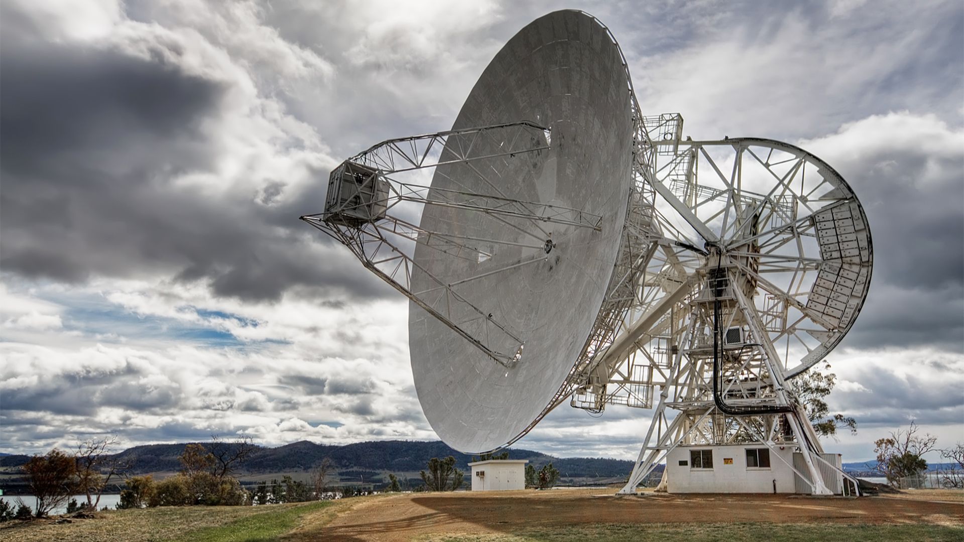 The 26m Radio Telescope at Mount Pleasant Radio Observatory, Tasmania, Australia