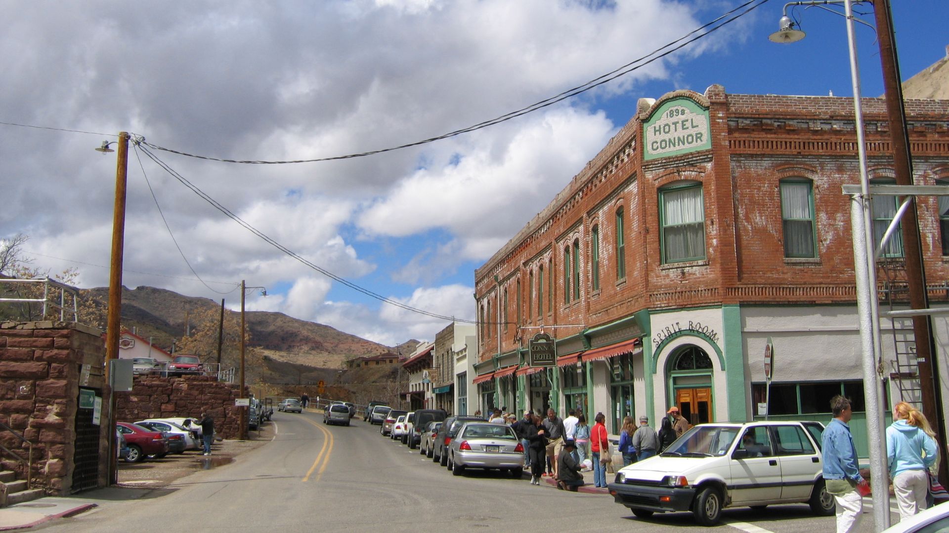 'Downtown' Jerome with hotel, Arizona.