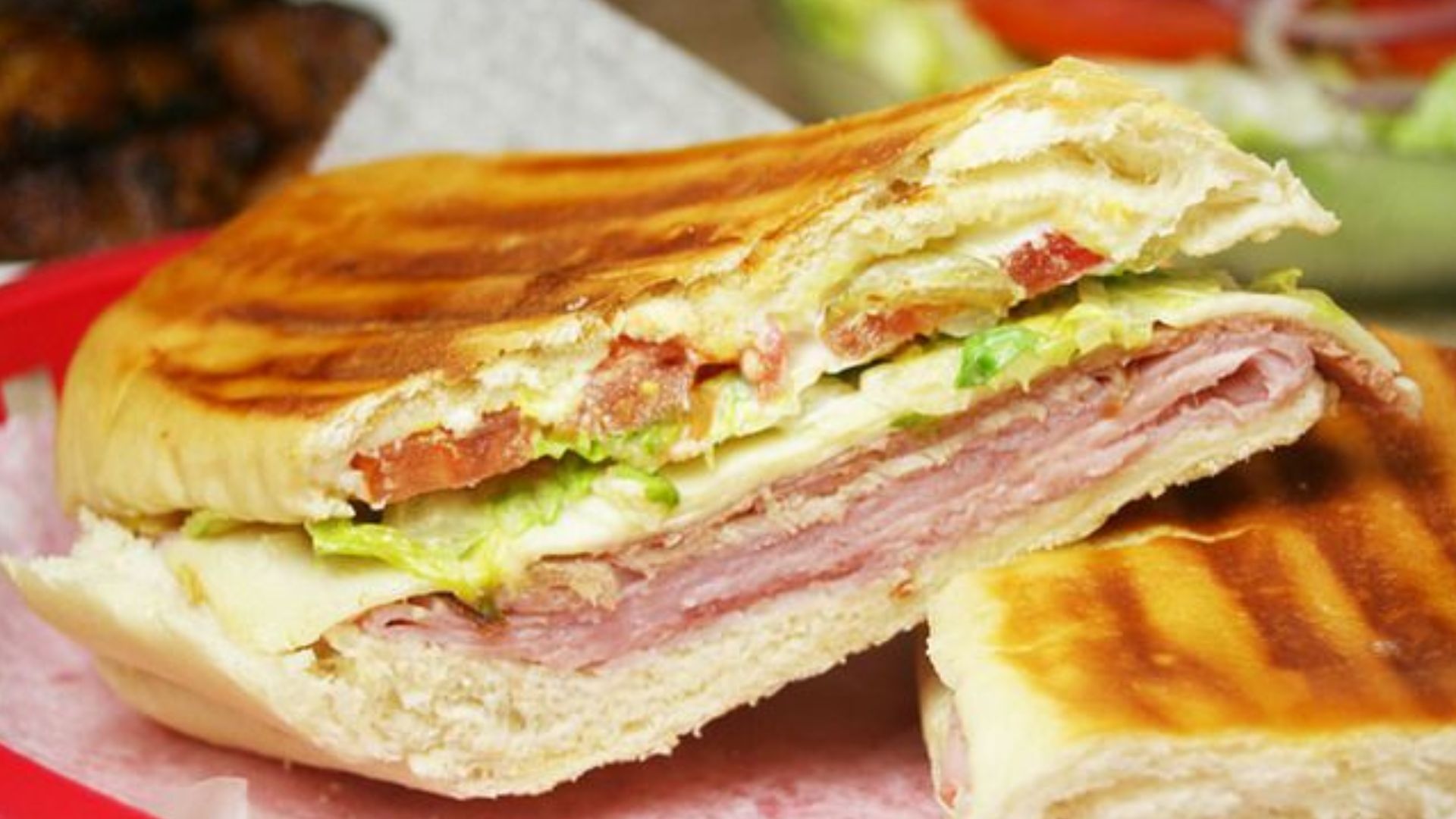 Typical Cuban sandwich (Cuban mix) from Key West