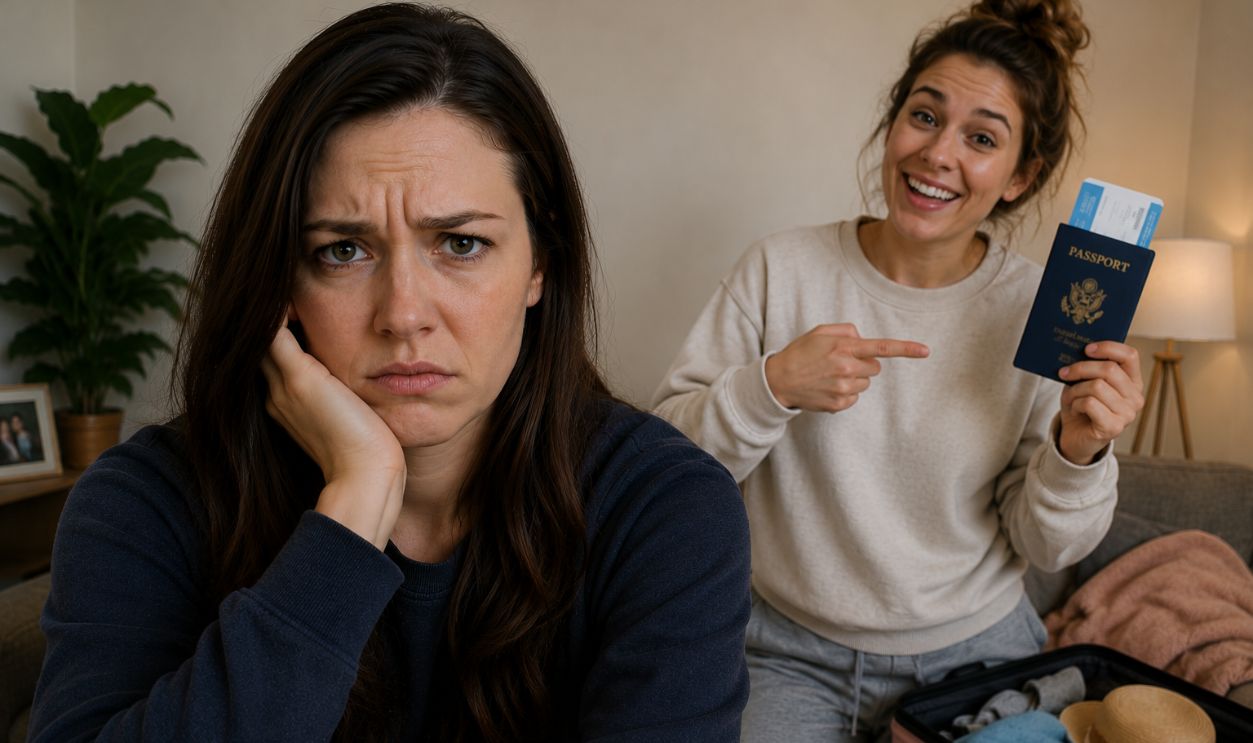 angry and worried woman