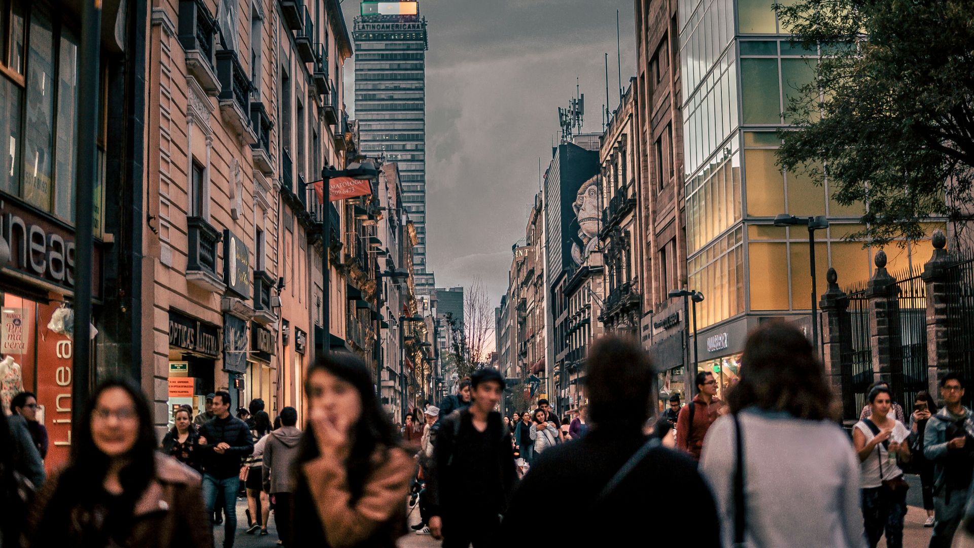 lot of people walking on street