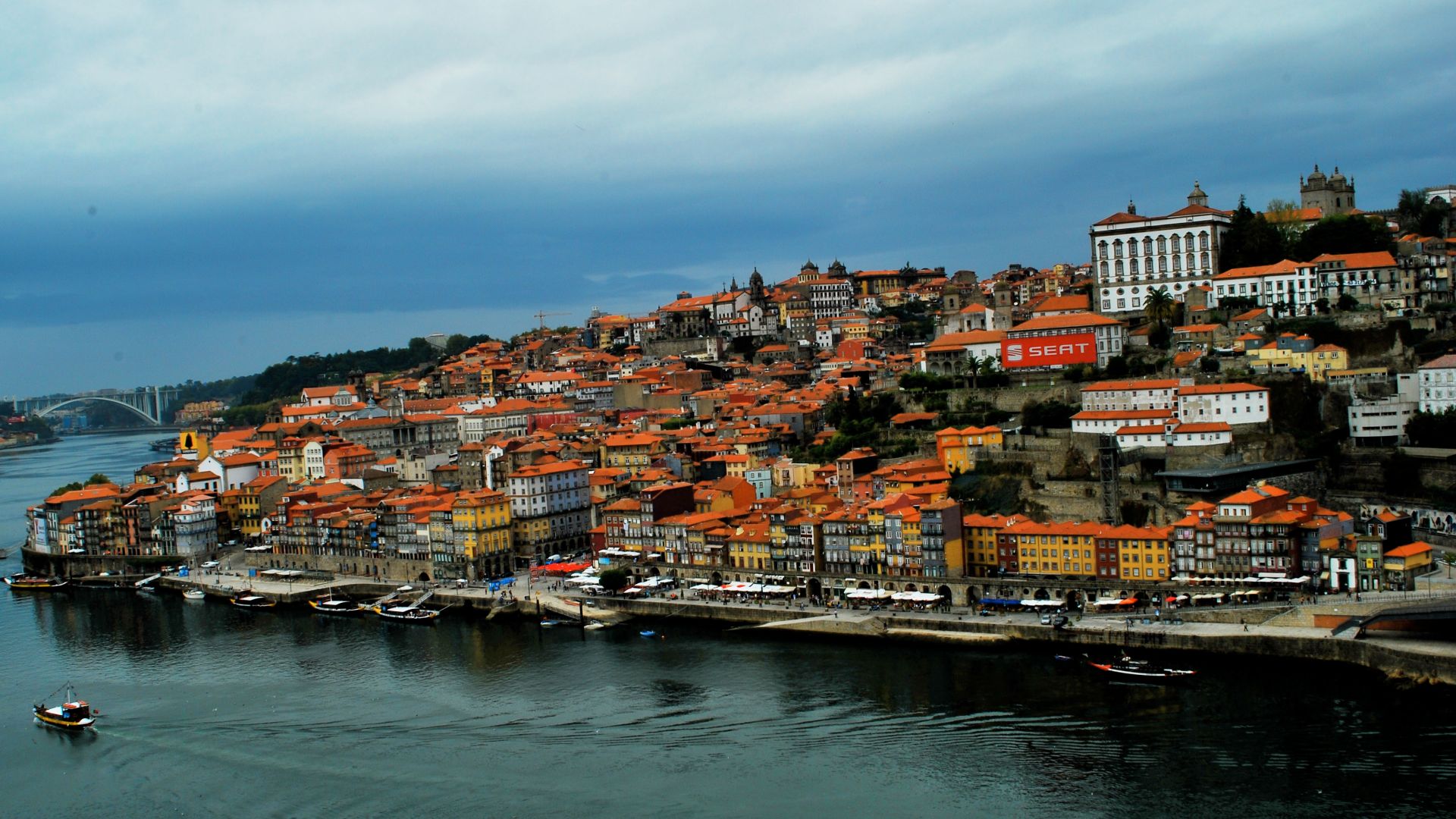 Portuguese wine center of Oporto along the Douro river.