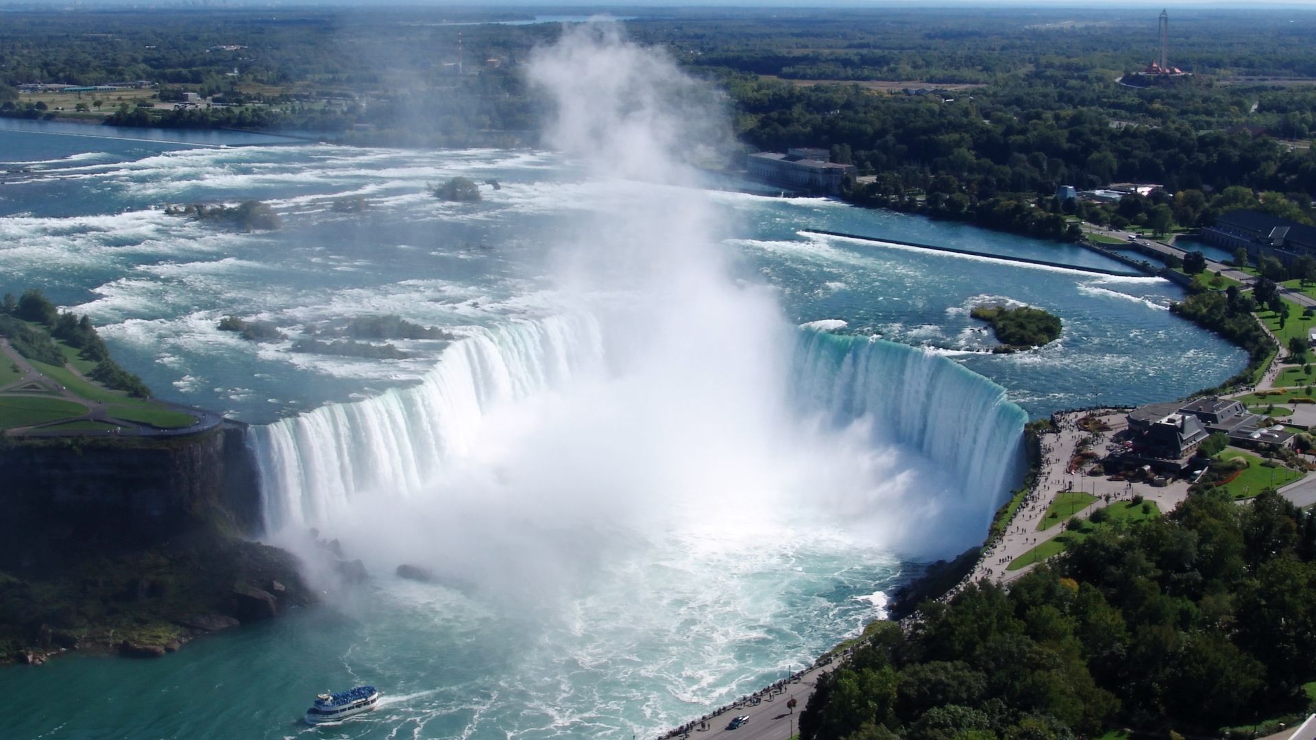 Niagara Falls: Horseshoe Falls view.  More pictures...