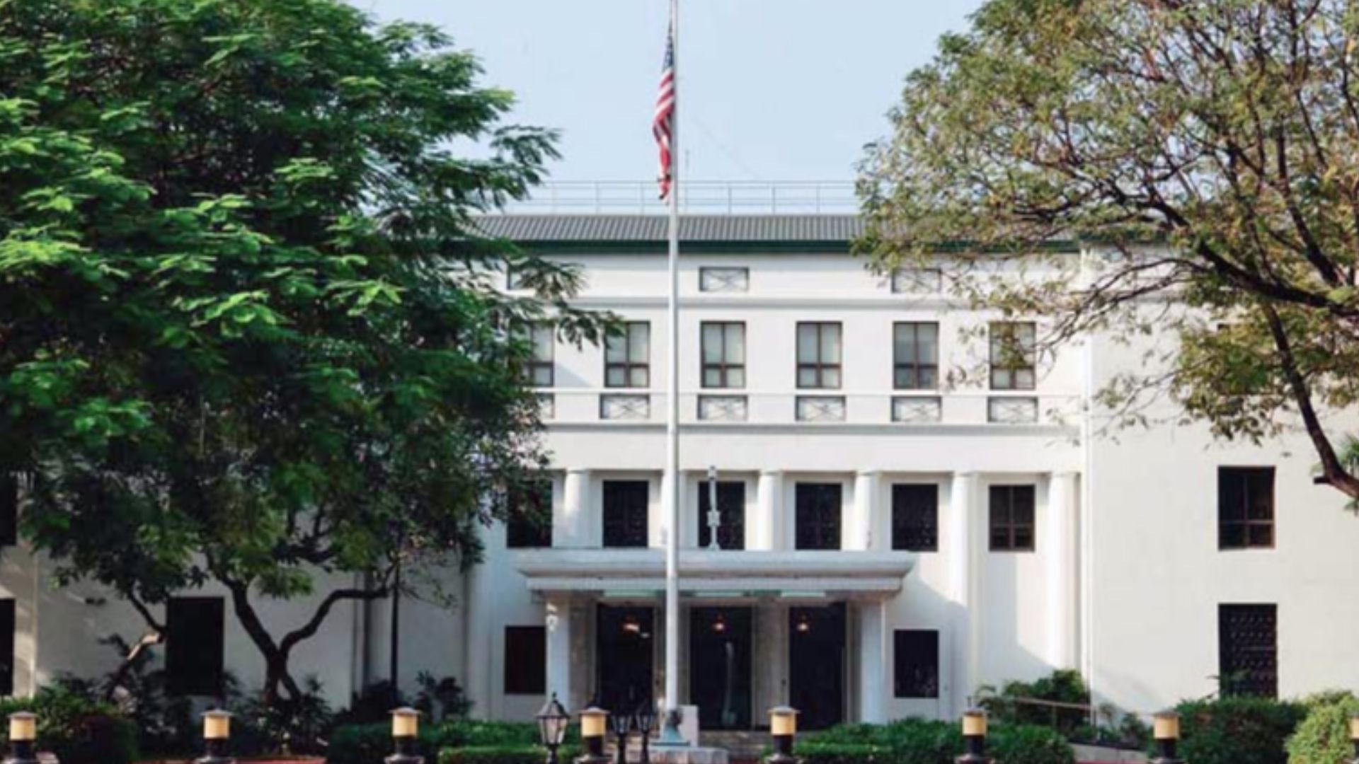 Chancery of the Manila American Embassy.