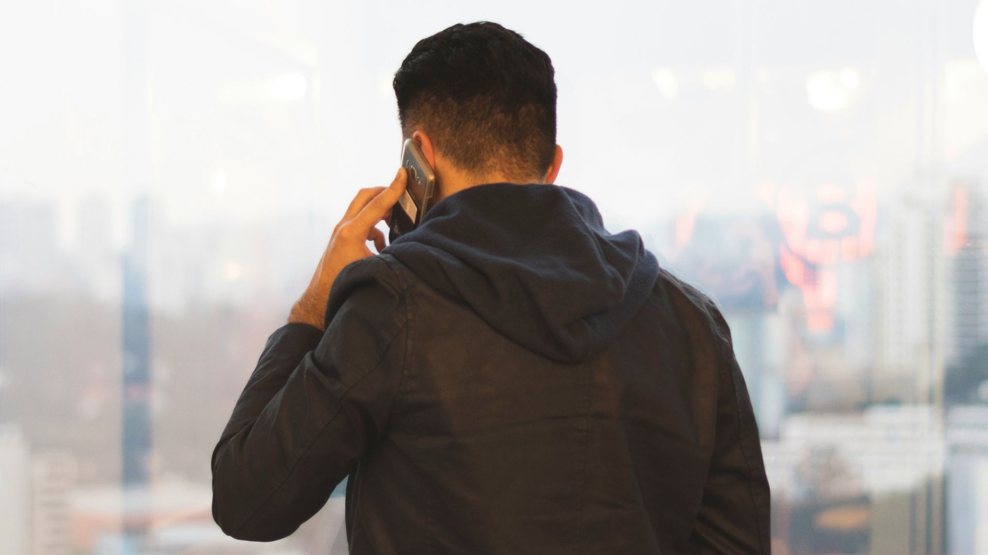 person holding phone