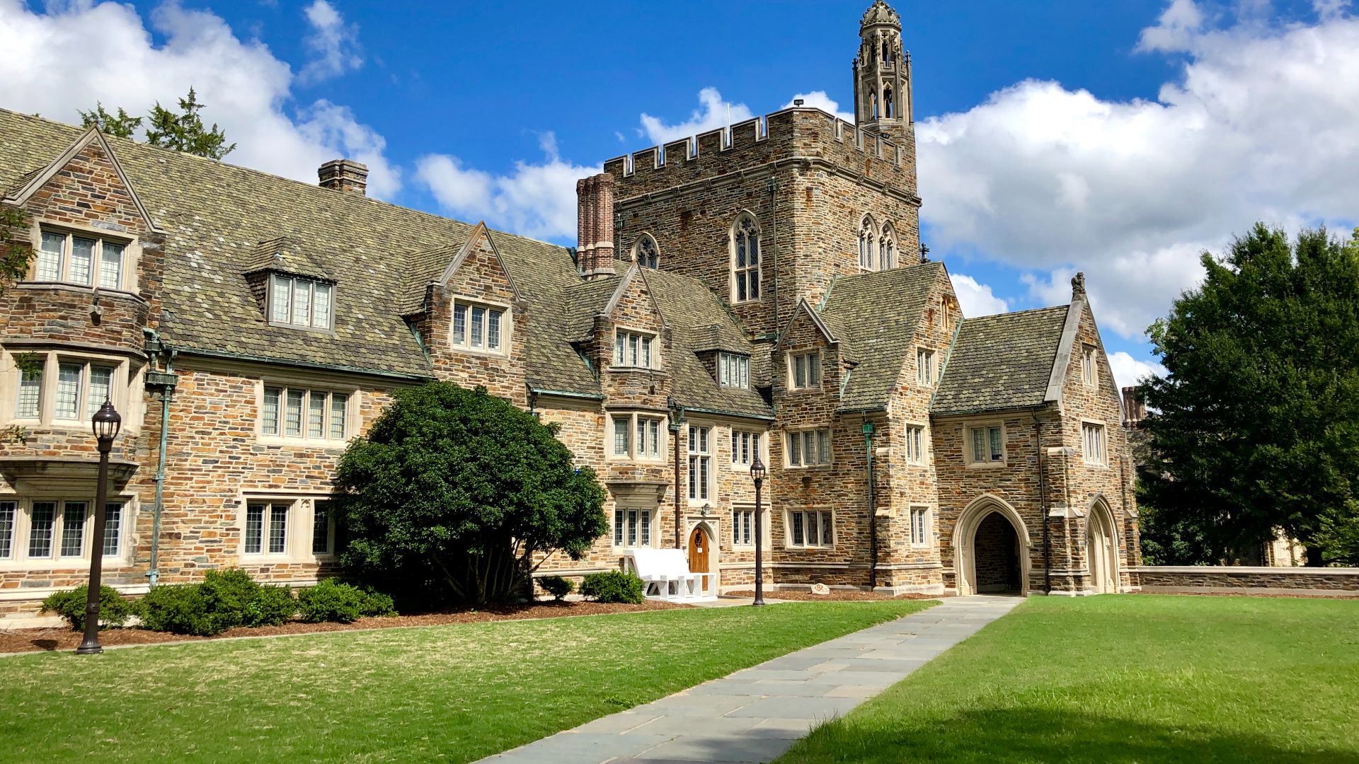 Clocktower Quad, West Campus, Duke University, Durham, NC