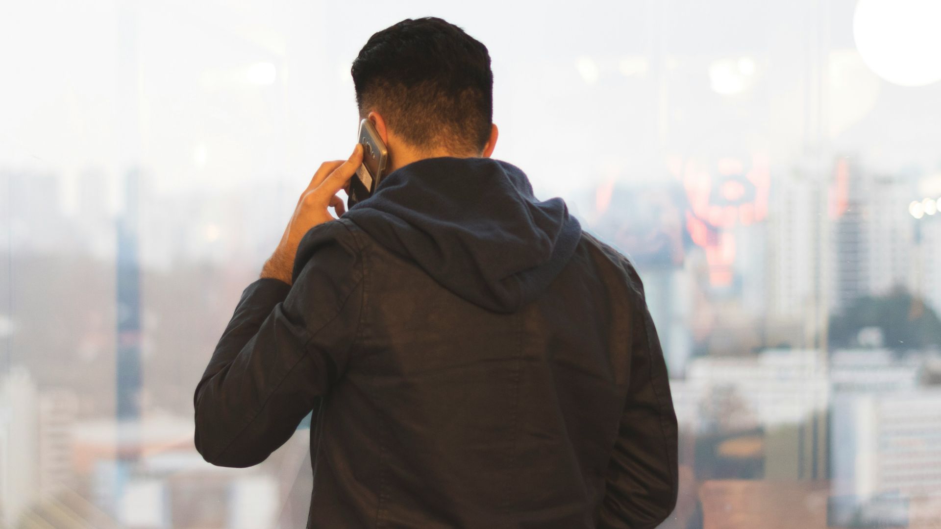 person holding phone