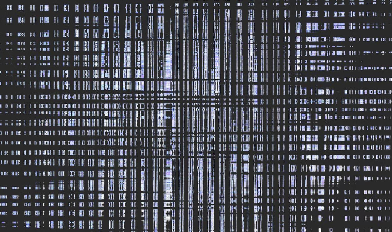 Abstract grid pattern with vertical and horizontal lines