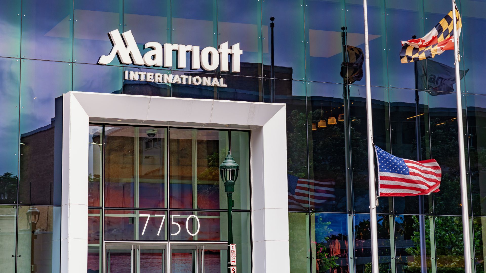 The headquarters of Marriott International in Bethesda, Maryland.