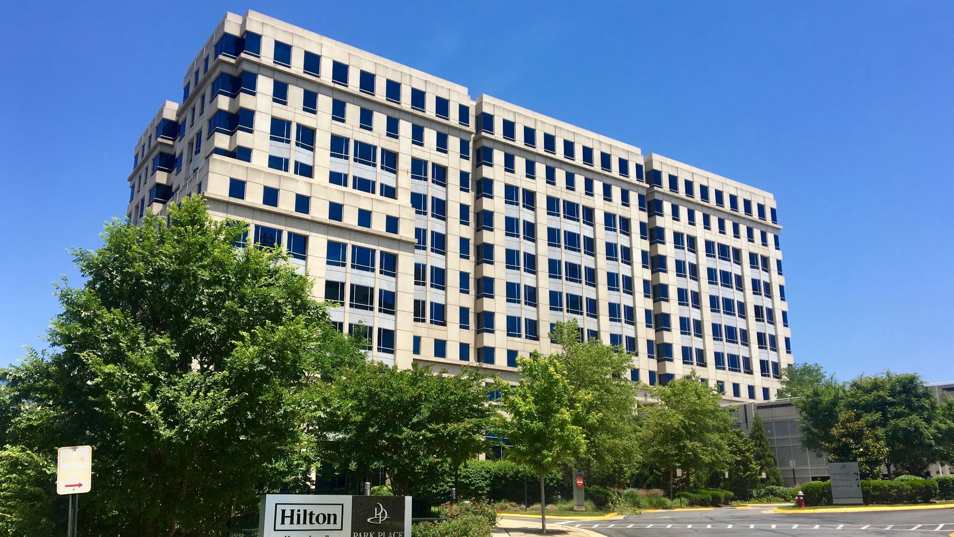 Hilton Worldwide headquarters Park Place II, number 7930 James Branch Drive, Tysons Corner, Fairfax County, Virginia, United States of America.