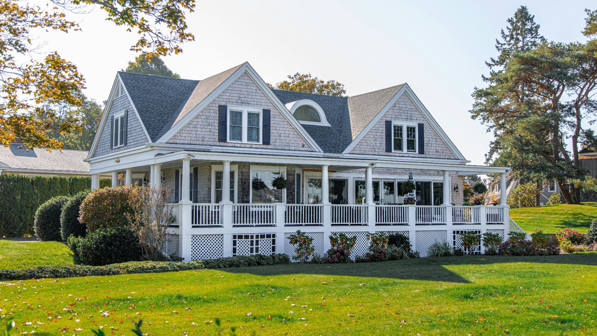 gray wooden house