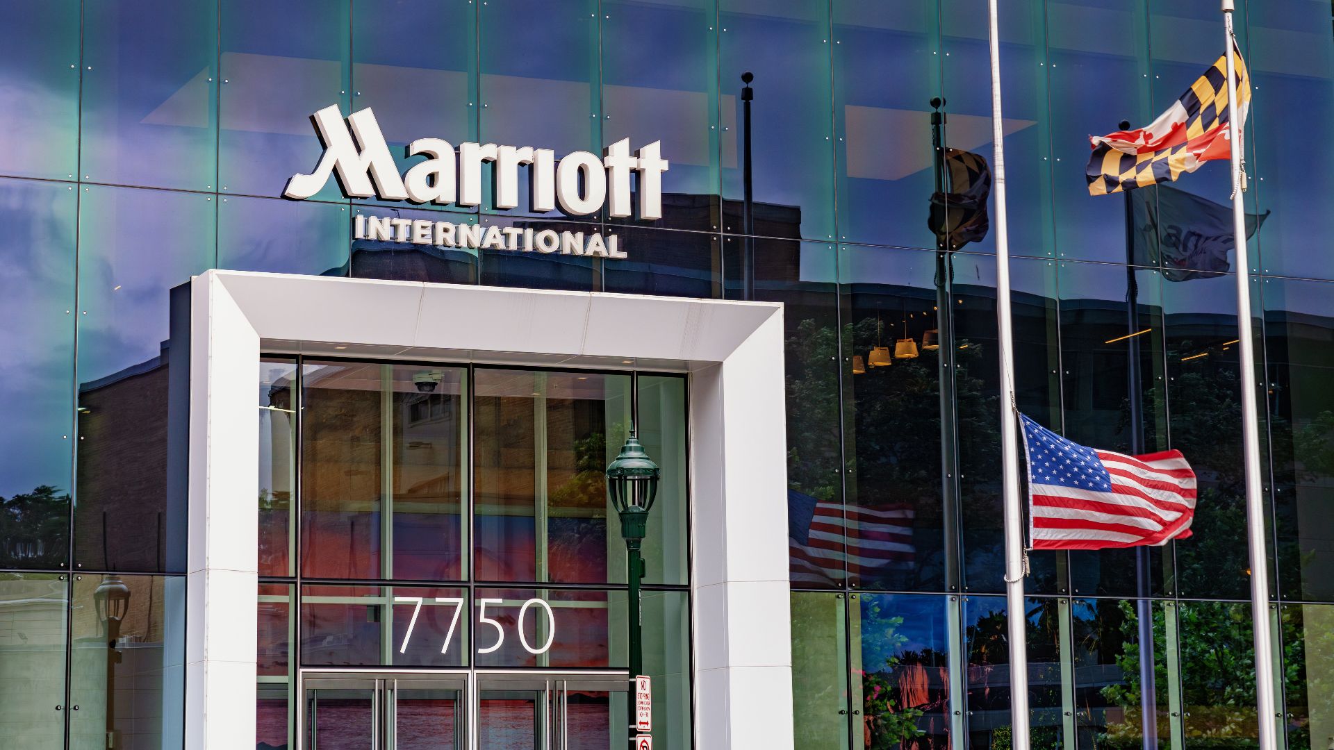 The headquarters of Marriott International in Bethesda, Maryland.